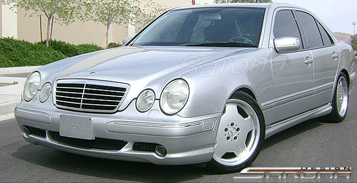 Custom Mercedes E Class Front Bumper  Sedan (2000 - 2002) - $490.00 (Part #MB-008-FB)